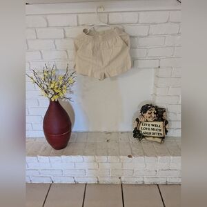 Rhythm Off-White Textured Shorts My Consignment